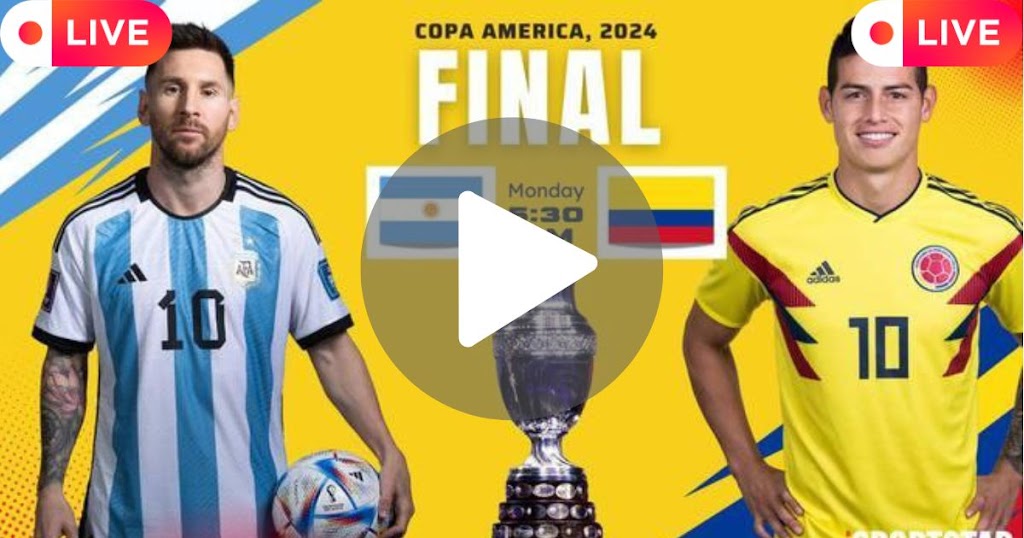 COPA America Final Live: Argentina Vs Colombia (ARG vs COL) 2024 Watch Live Match